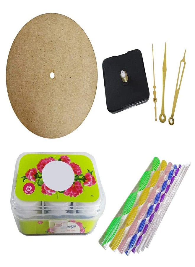 Penkraft Dot Mandala on MDF Round Clock DIY Kit | Free Video Tutorial - Image 2